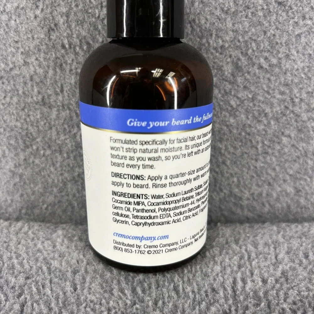 4x‎ CREMO Thickening Beard Wash Astonishingly Superior 4 oz each